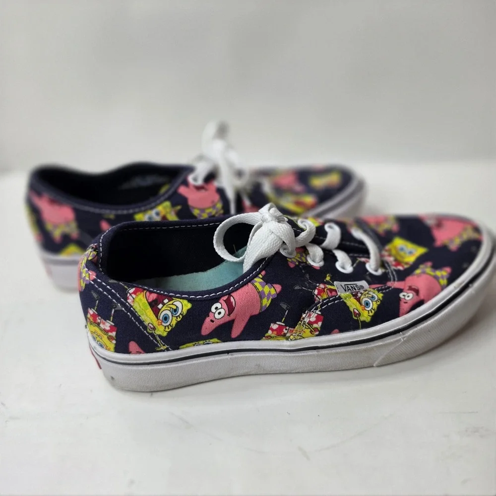 Vans ComfyCush Authentic SpongeBob AlohaBob Shoes Navy Mens 4 Women 5.5 Patrick